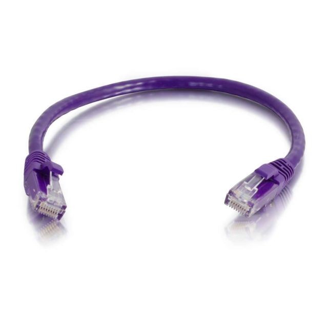 Cables To Go - C2G 3m Cat6 550MHz Snagless Patch Cable câble de réseau U/UTP (UTP) Violet Cables To Go  - Cable ethernet 3m