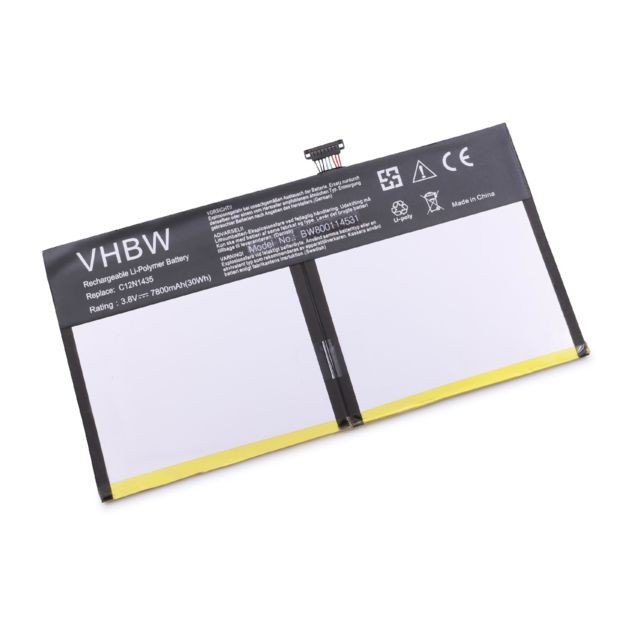 Vhbw - vhbw Li-Polymère batterie 7800mAh (3.8V) pour tablette, convertible Asus Transformer Book T100HA Vhbw  - Asus t100ha
