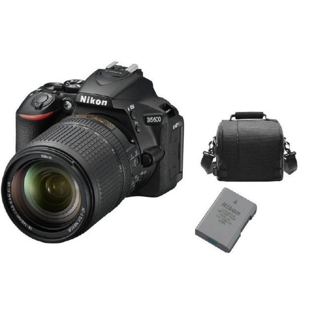 Nikon - NIKON D5600 KIT AF-S 18-140mm F3.5-5.6G ED VR DX + camera Bag + EN-EL14A Battery Nikon  - Reflex Numérique
