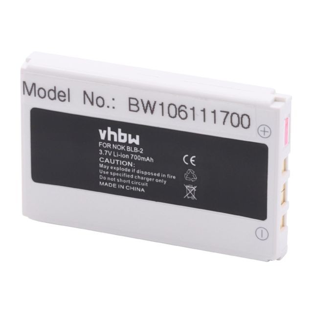 Vhbw - vhbw batterie compatible avec Mustek DV4000 smartphone (700mAh, 3,7V, Li-Ion) - Accessoire Smartphone Vhbw