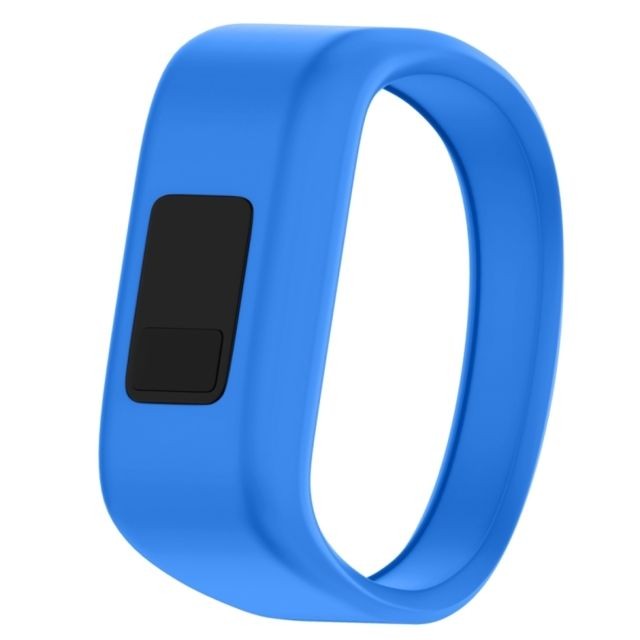 Wewoo - Bracelet pour montre connectée Dragonne en silicone sport Garmin Vivofit JRtaille petite bleu ciel - Garmin vivofit