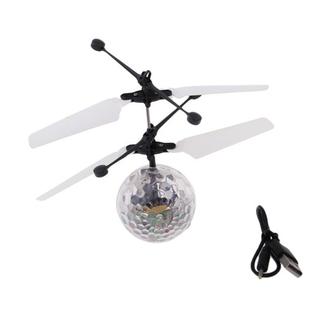 marque generique - rc volant ballon drone conduit lumière clignotante infrarouge jouets boule de cristal marque generique  - Jeux & Jouets