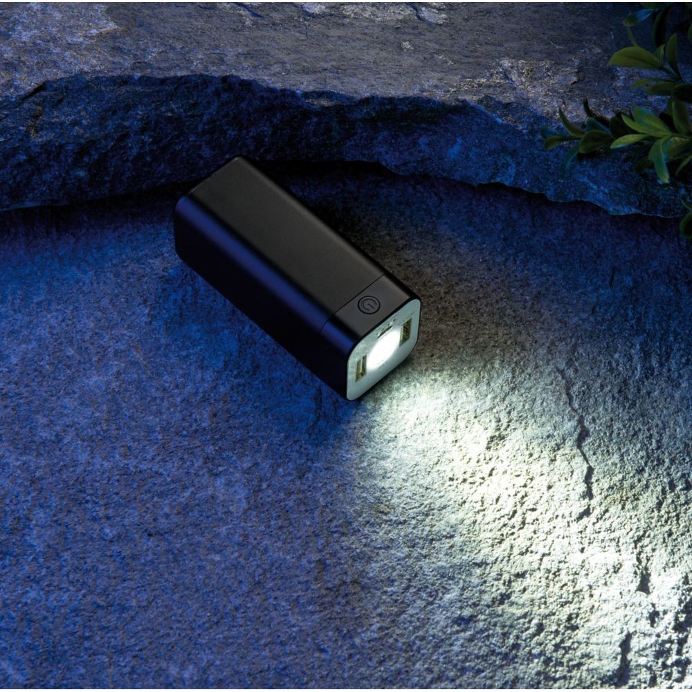 Revolt Batterie d'appoint USB 8000 mAh et lampe de poche à LED
