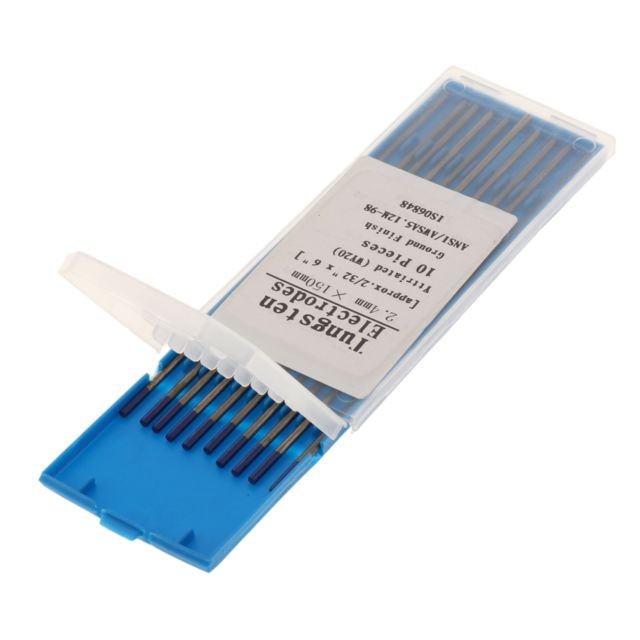 marque generique - Baguette bleue d'électrode de 10pcs 150mm tungstène pour la soudure 3.2G de soudure à l'arc de TIG marque generique  - Appareils de mesure marque generique