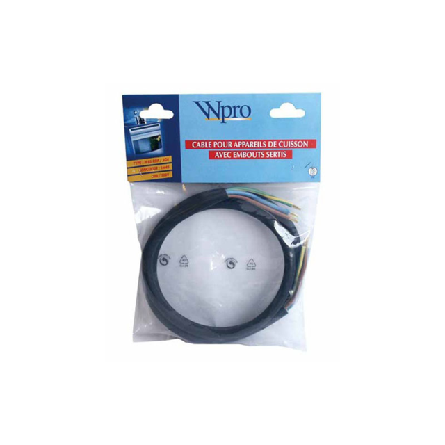whirlpool - CABLE H05 RRF 3G4 SANS PRISE - LONG 1.45 POUR INSTALLATION   WHIRLPOOL - 481281718142 whirlpool  - Accessoires Fours & Tables de cuisson whirlpool
