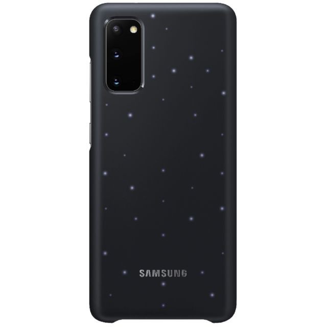 Samsung - Coque avec affichage LED pour Galaxy S20 Noir - Coque, étui smartphone