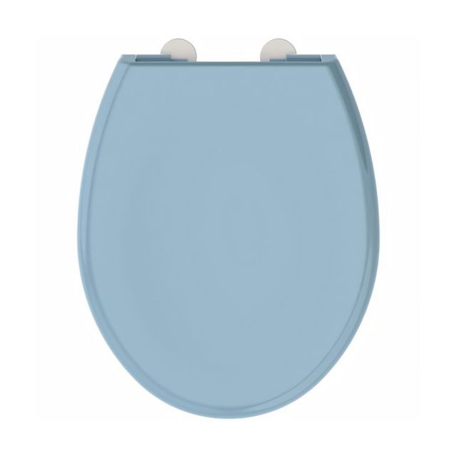 Allibert - ALLIBERT Abattant de toilette a fermeture silencieuse Boreo - Bleu denim brillant - Allibert