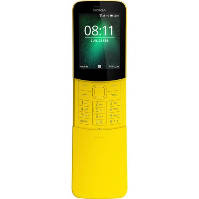 Téléphone mobile 8110 - 4G - Jaune