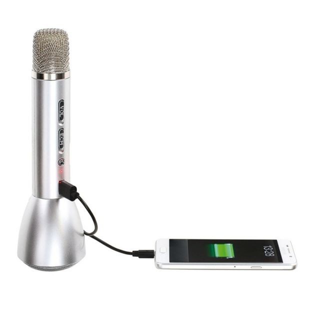 Clip Sonic Technology - Haut-parleur karaoké compatible Bluetooth 3 en 1 - Accessoires Hifi