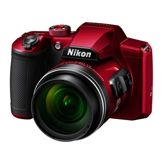Nikon - Appareil bridge polyvalent 24-1440mm rouge - B600 - Appareil Photo