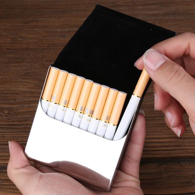 Wewoo Étui à cigarettes mince Bombardier automatique à plus léger Boîte de protection créative bleu