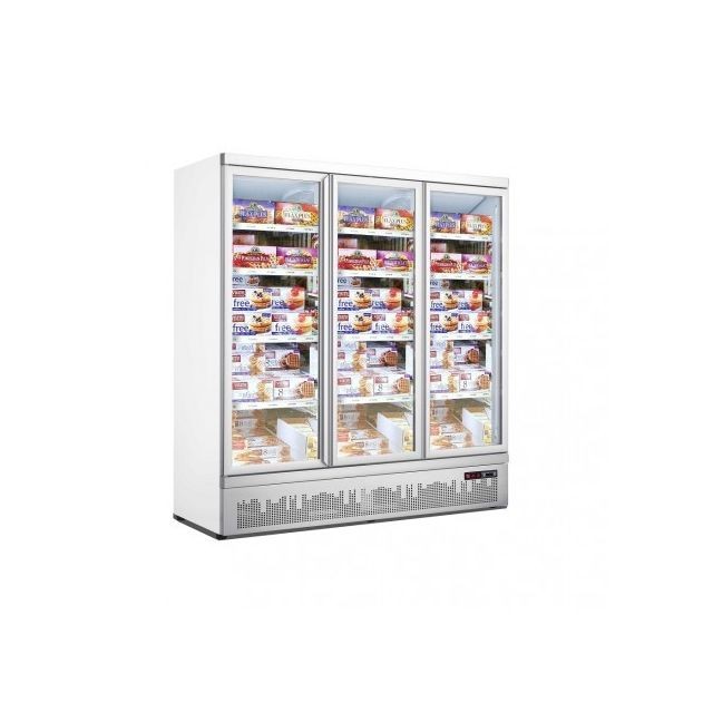 Réfrigérateur Combisteel Armoire Congélateur Professionnel - Vitrée 1450 Litres - Combisteel - R2903 PortesVitrée