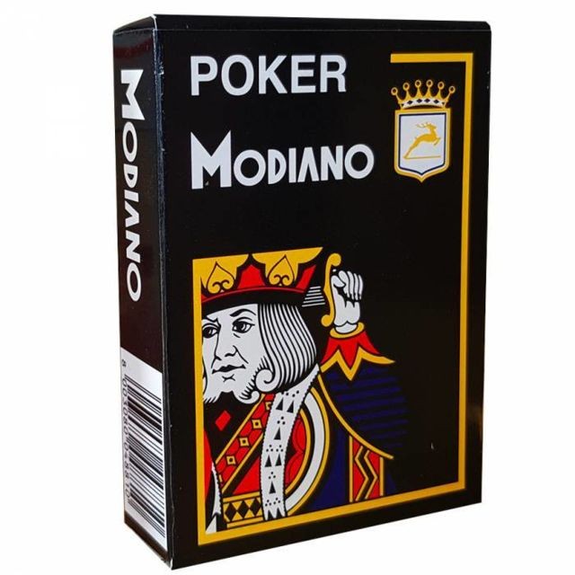 Modiano - Modiano ""CRISTALLO"" - Jeu de 55 cartes 100% plastique - format poker - 4 index jumbo Modiano  - Poker Modiano