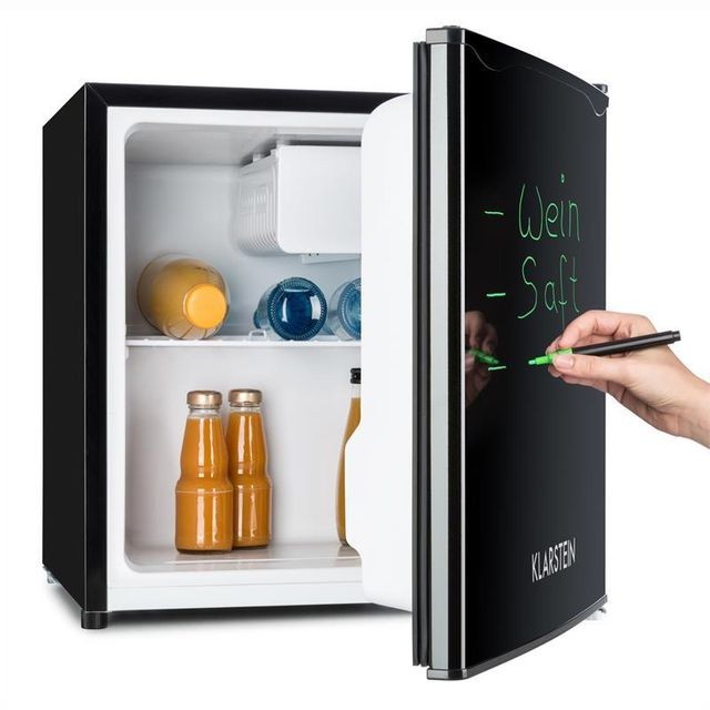 Réfrigérateur Klarstein Klarstein Réfrigérateur 40L A+ 2 étagères bac à glace congélateur marqueur - noir Klarstein