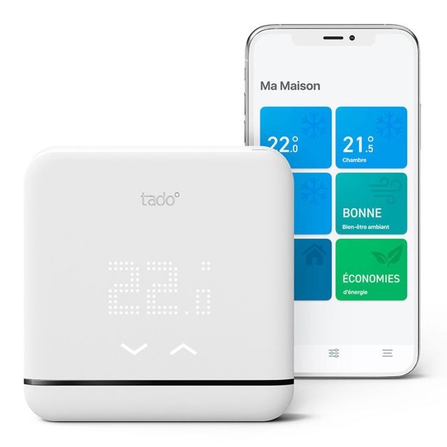 Tado - Climatisation Intelligente V3+ Tado   - Bonnes affaires Thermostat connecté