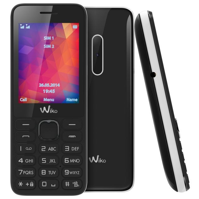 Téléphone mobile Wiko RIFF 2 LS Noir Blanc