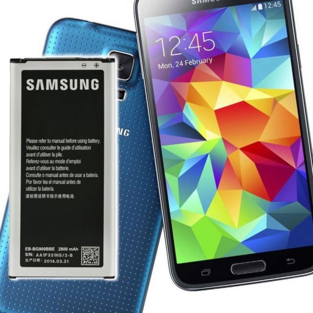 Batterie téléphone Samsung Batterie d'origine EB-BG900BBE Pour Samsung Galaxy S5 SM-G900F