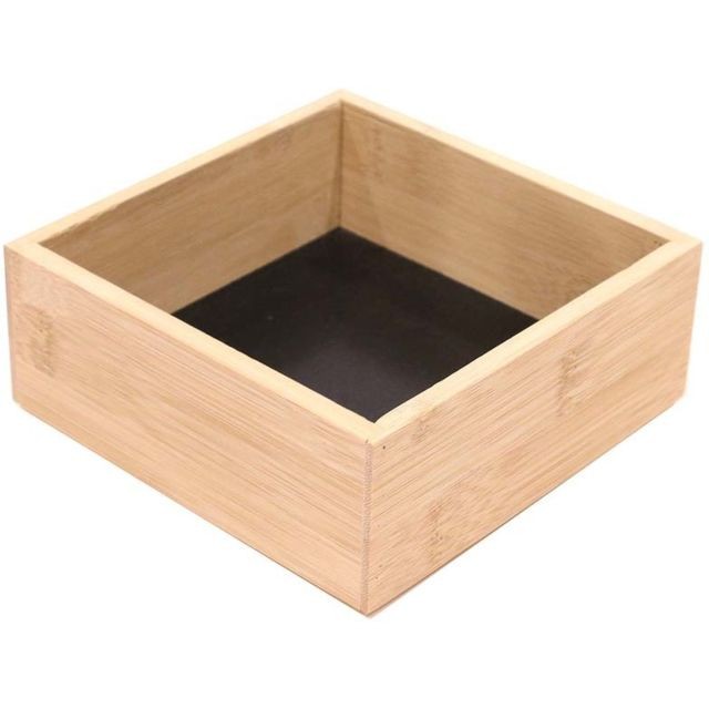 Cook Concept - Rangement en bois pour tiroir fond noir 15 x 15 x 7 cm. Cook Concept - Boite de rangement hauteur 15 cm