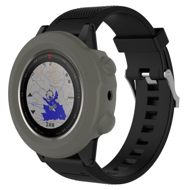 Wewoo - Boîtier de montre Étui de protection en silicone Smart Watchhôte non inclus pour Garmin Fenix 5X Gris Wewoo  - Objets connectés