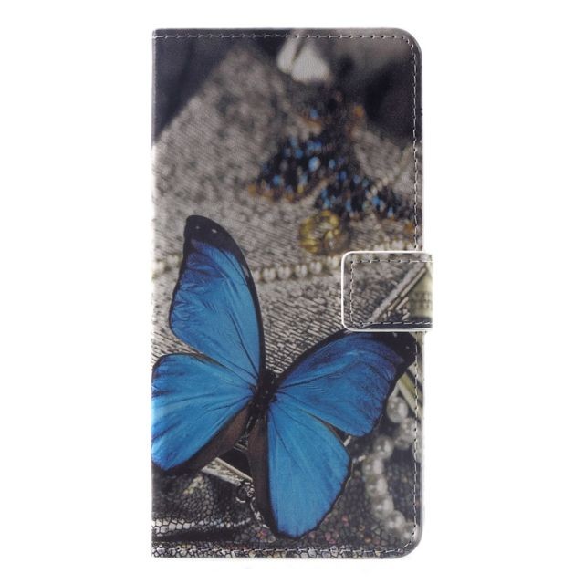 marque generique - Etui en PU configuration papillon bleu pour votre Huawei Mate 20 Pro marque generique  - marque generique