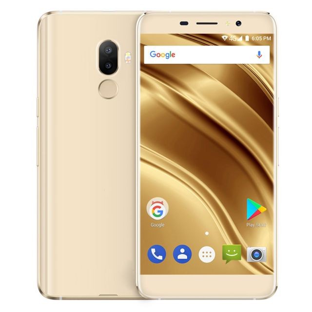 Yonis - Smartphone 5,3' 4G Android 7.0 Tactile Double Caméra Dual Sim Quad Core Doré - YONIS - Smartphone Android