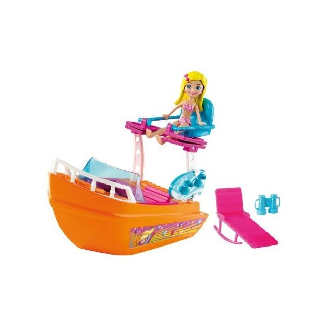 Polly Pocket - Polly Pocket Adventure Cruisin Boat - Polly pocket