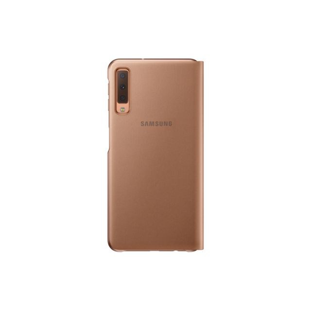 Samsung - Etui à rabat pour Samsung Galaxy A7 2018 - EF-WA750PF - Cuivré Samsung  - Accessoire Ordinateur portable et Mac