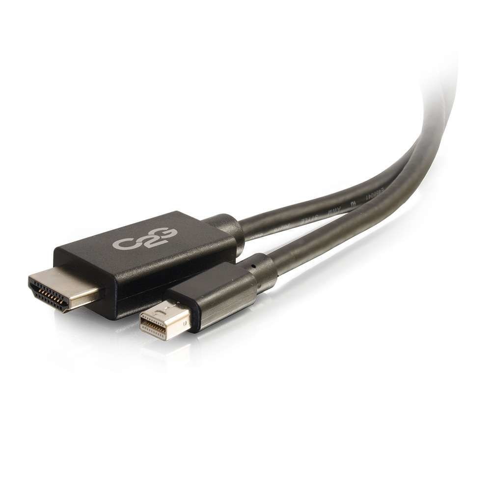 Cables To Go C2G 1 m MiniDP - HDMI Mini DisplayPort Noir