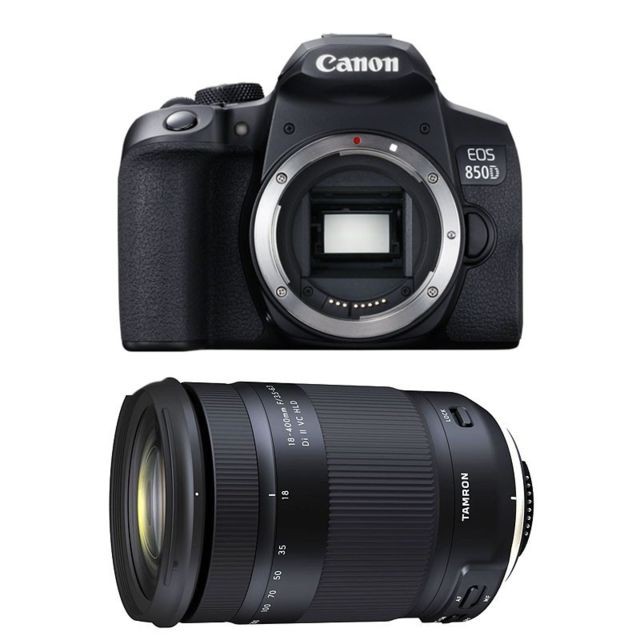 Canon - PACK CANON EOS 850D + TAMRON 18-400 VC - CANON EOS 70D Reflex Numérique