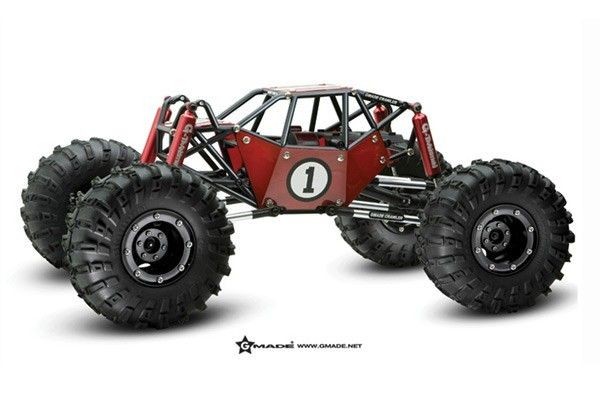 Voitures RC Gmade R1 Rock Buggy 4WD Crawler RTR Rouge 1/10e