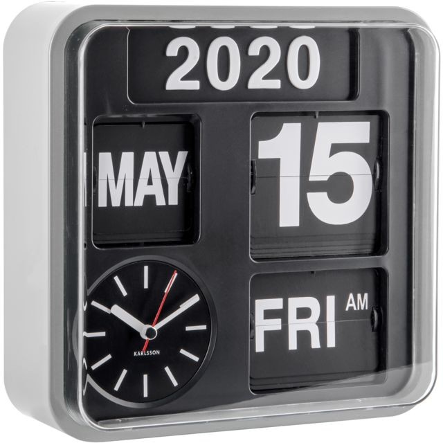 Karlsson - Horloge en plastique Mini Flip 24.5 cm Karlsson   - Horloges, pendules