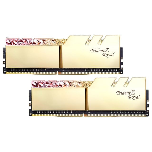 G.Skill - Trident Z Royal - 2 x 16 Go - DDR4 3000 MHz CL16 - Or - RAM PC Fixe 3000 mhz