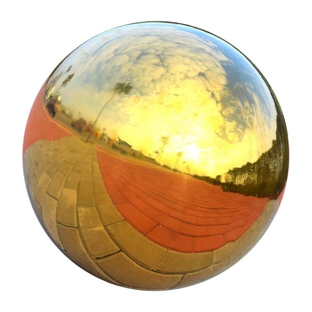 Petite déco d'exterieur 304 ors 150mm de jardin de maison de sphère de boule de miroir sans couture de boule creuse inoxydable