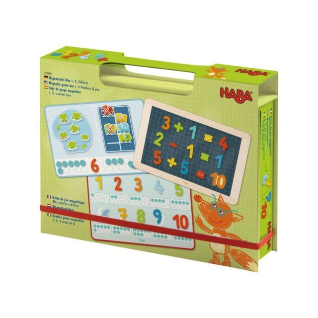 Haba - Boîte de jeu magnétique Mes premiers chiffres Haba  - Jeux éducatifs Haba