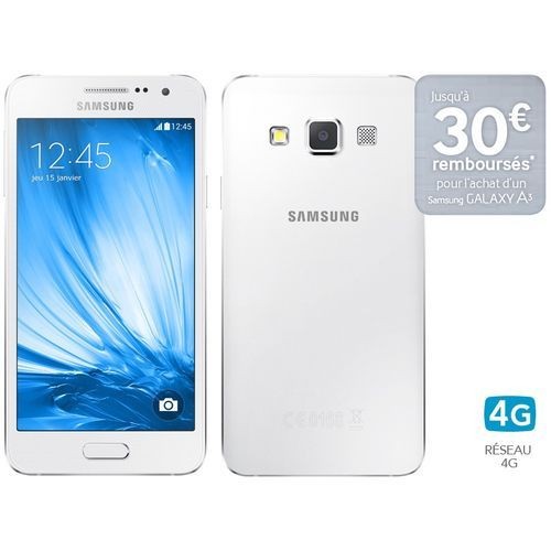 Samsung -Galaxy A3 Blanc Samsung  - Smartphone Android 16 go