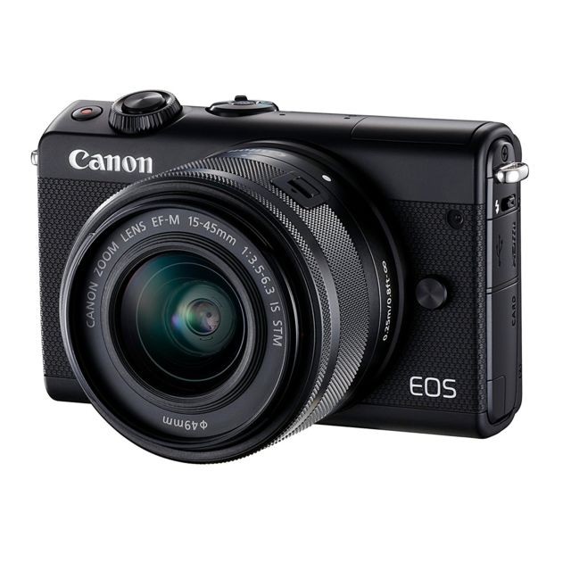 Canon - Appareil Hybride + 15-45mm Noir - M100 - Appareil Photo