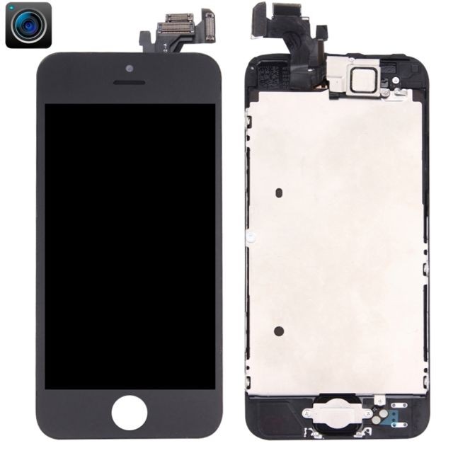 Wewoo - Pour iPhone 5 caméra frontale noir + LCD + cadre + pavé tactile Assembleur de numériseur pièce détachée 4 en 1 Wewoo  - Autres accessoires smartphone