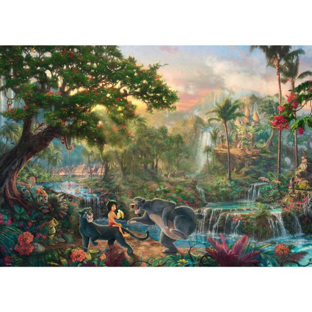 Schmidt - Puzzle 1000 pièces : Disney : Le livre de la Jungle Schmidt  - Puzzles Schmidt