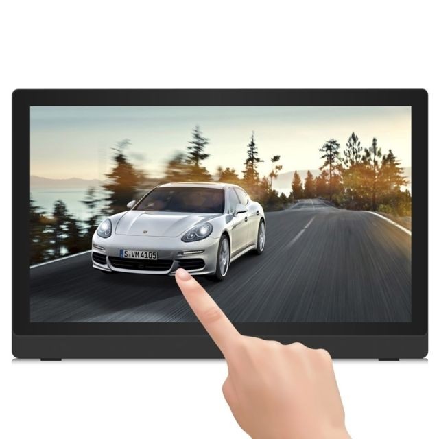 Wewoo - Tablette Tactile noir 24 pouces Full HD 1080p écran Android 4.4 cadre photo numérique avec support, Quad Core Cortex A9 1.6G, RK3188, RAM: 1 Go, ROM: 8 Go, Support Bluetooth, WiFi, carte SD, USB OTG - Android 1
