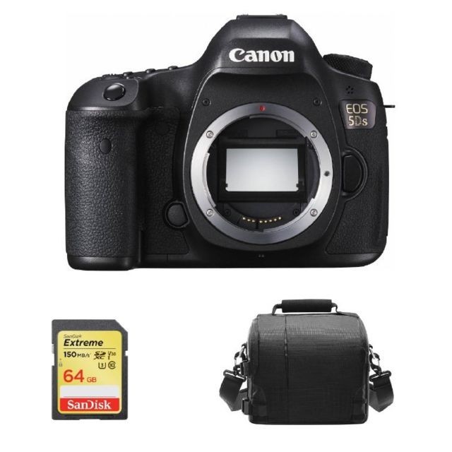 Canon - CANON EOS 5DS Body + 64GB SD card + camera Bag Canon  - Reflex Grand Public Canon