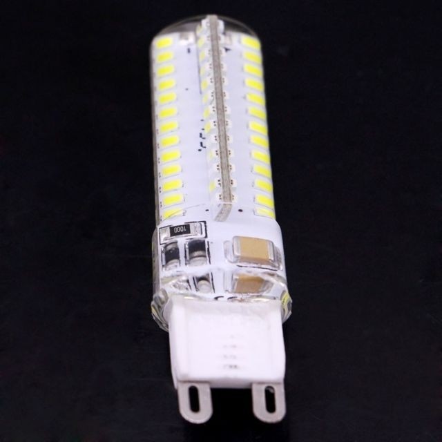 Ampoules LED Ampoule G9 4W 240-260LM 104 LED SMD 3014 de maïs, AC 110V lumière blanche