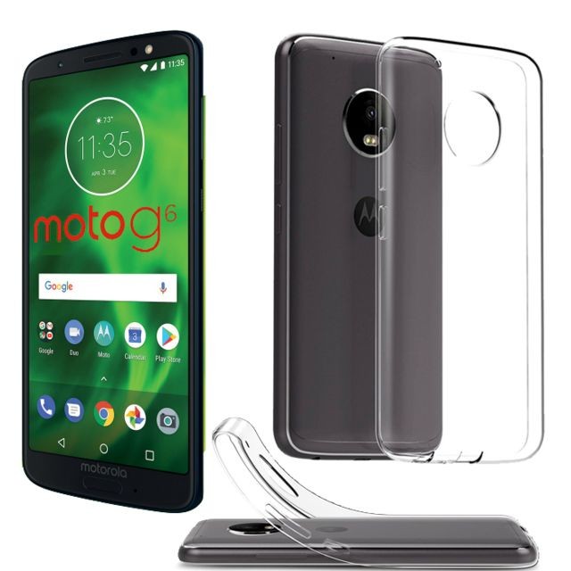 Xeptio - (Lenovo) Moto G 6 Etui Transparent/Coque antichoc gel de Protection en TPU Gel Invisible UltimKaz pour Motorola Moto G6 smartphone 2018 - Accessoires pochette Exceptional case Xeptio  - Protection écran smartphone