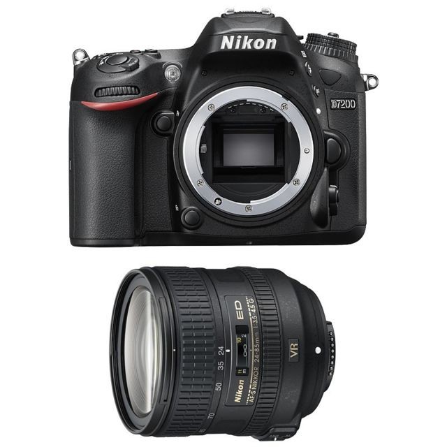 Nikon - PACK NIKON D7200 + 24-85 VR Nikon  - Reflex professionnel