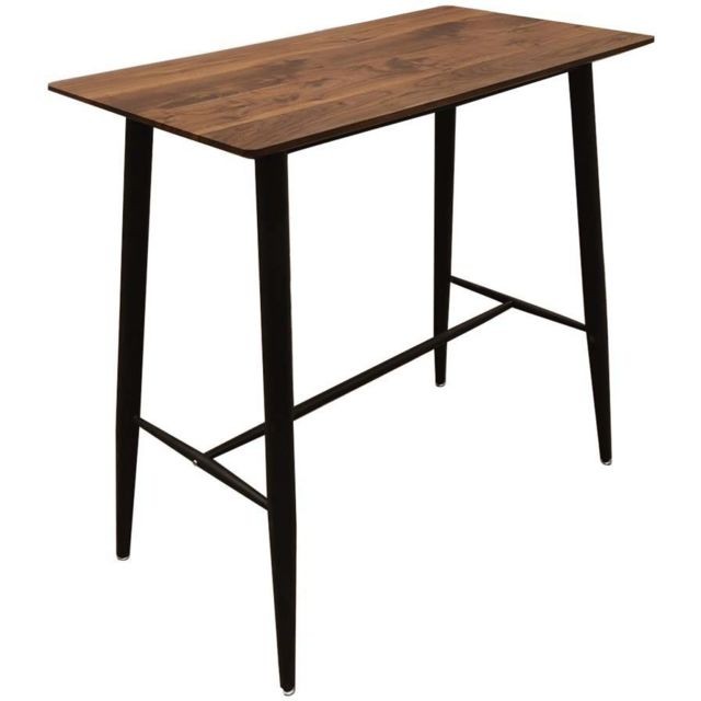 The Home Deco Factory - Table mange debout plateau en bois Indus. The Home Deco Factory  - Tabourets Bar