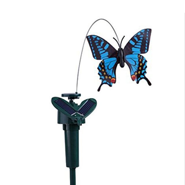 Petite déco d'exterieur Décoration De Piquets De Papillon Dansant Flottant Solaire De Jardin Extérieur 12x