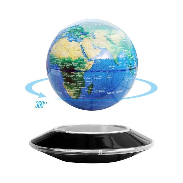 Generic Globe flottant de lévitation magnétique 6 pouces anti-gravité flottant boule de globe de globe de la terre changeante tournant mul