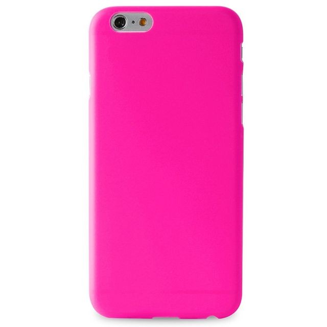 Puro Coque arrière souple Puro ultra fine coloris rose transparent iPhone 6