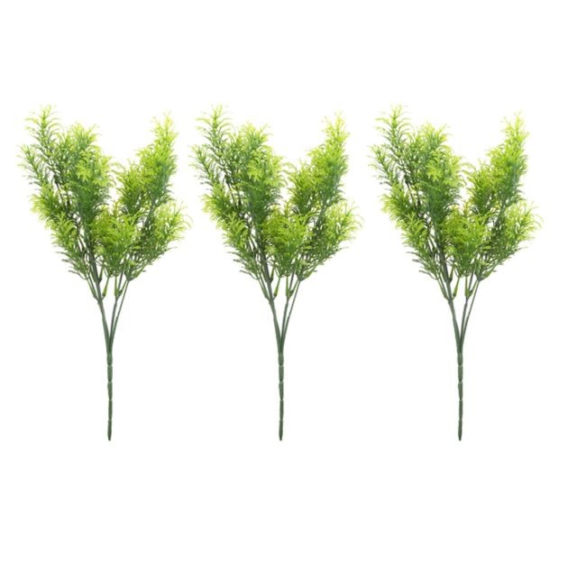 marque generique - 3pcs 30cm vert cèdre artificiel maison jardin décoration conifère marque generique  - marque generique