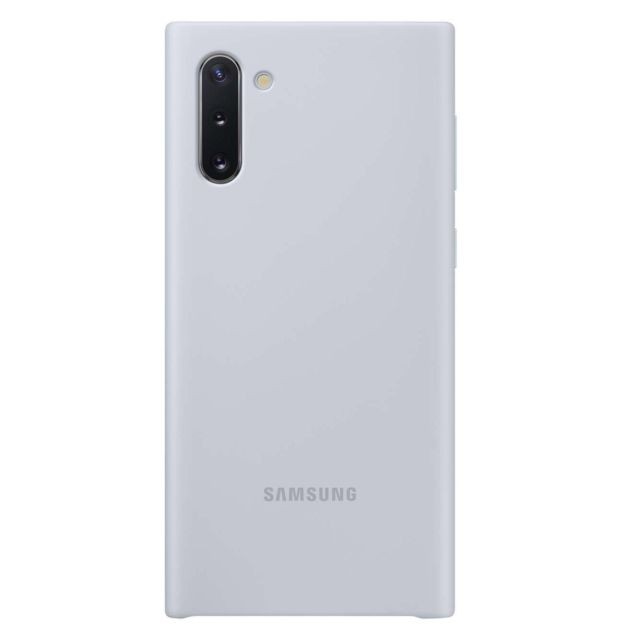 Samsung - Coque Silicone Galaxy Note10 - Gris - Accessoires Samsung Accessoire Smartphone