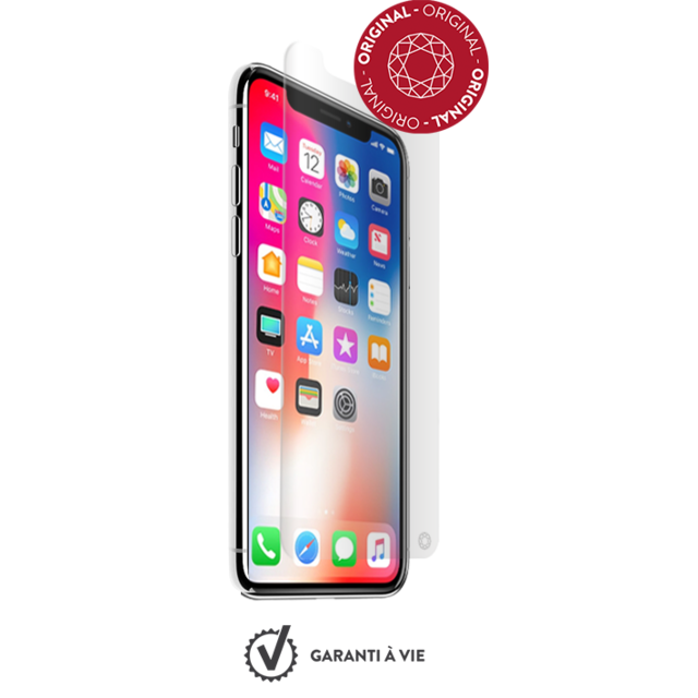 Force Glass - Verre trempe iPhone X/XS - Transparent - Force Glass